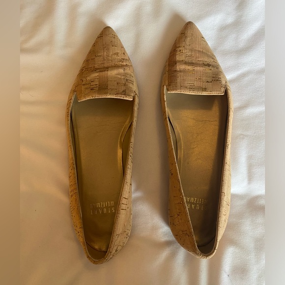 Stuart Weitzman Cork Flats Size 6 - Picture 1 of 3